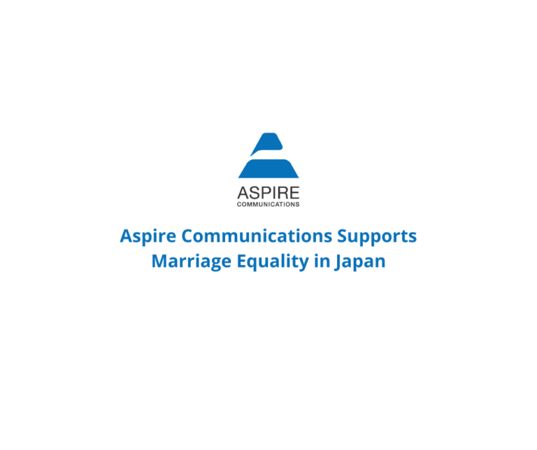 Aspire Supports Marriage Equality